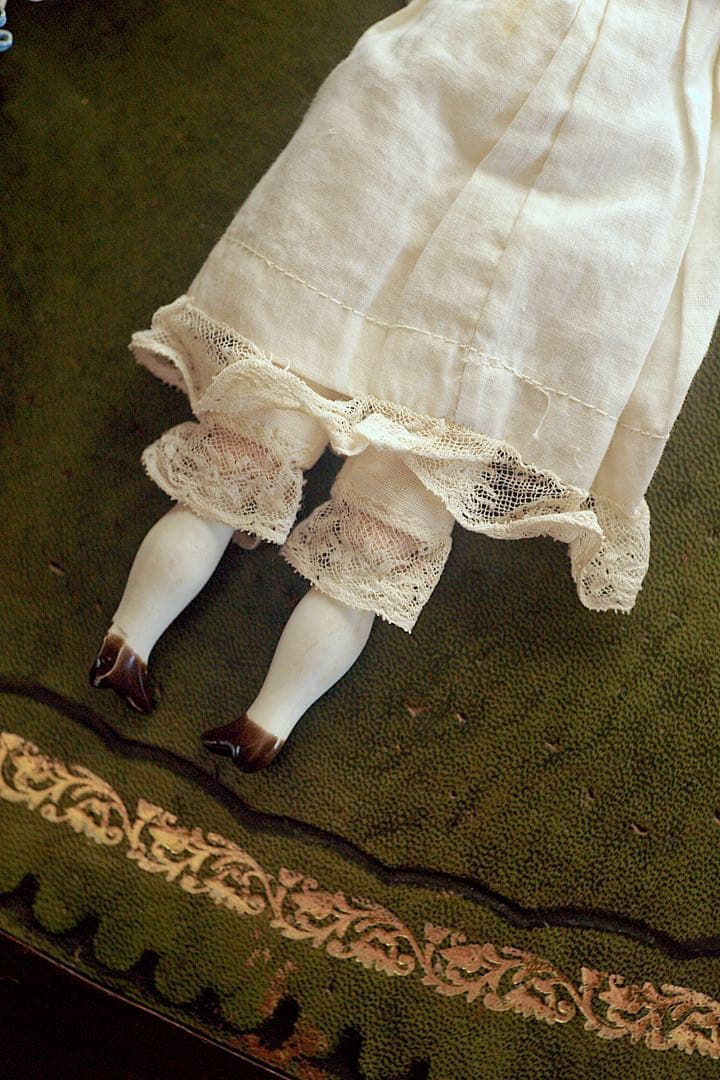 n*o様 アンティーク チャイナヘッドドール ドイツ 　ビスクドール