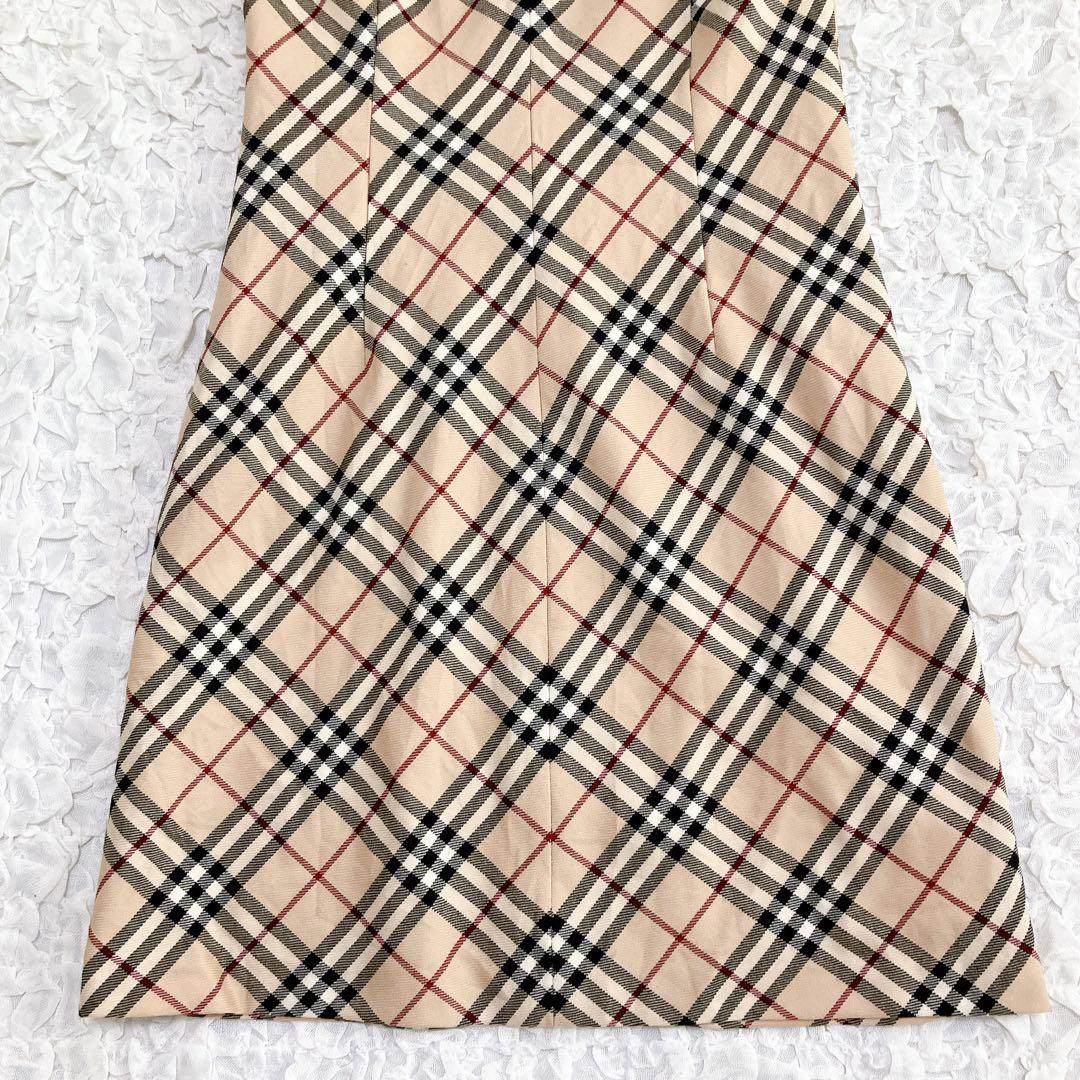 バーバリーブルーレーベル ノースリーブワンピース 肩リボン ノバ