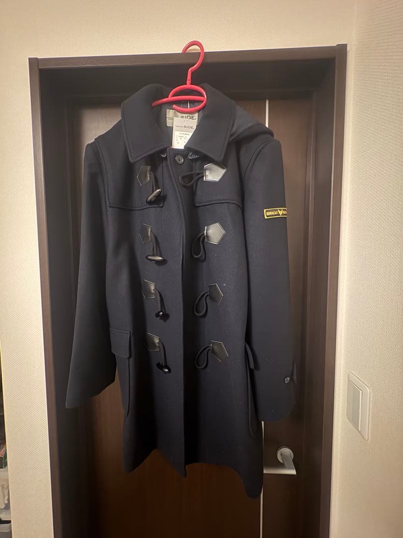 日大明誠高校ダッフルコート ネイビー 人気