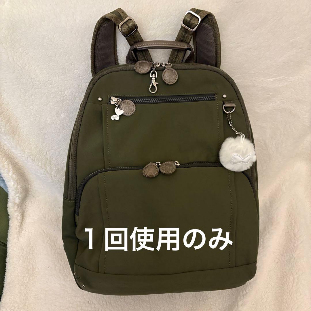 カナナプロジェクト フリーウェイ 中 グリーン リュック