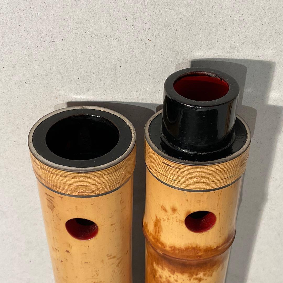 3111701M 極上 尺八 名工鹿山銘 完品 一尺六寸 歌口バチ型の通販はau