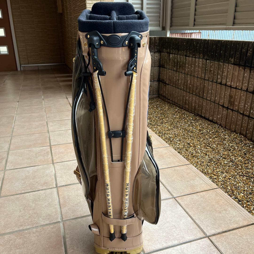 Muta ムータマリン　エナメル　クリアキャディーバック　8.5インチ