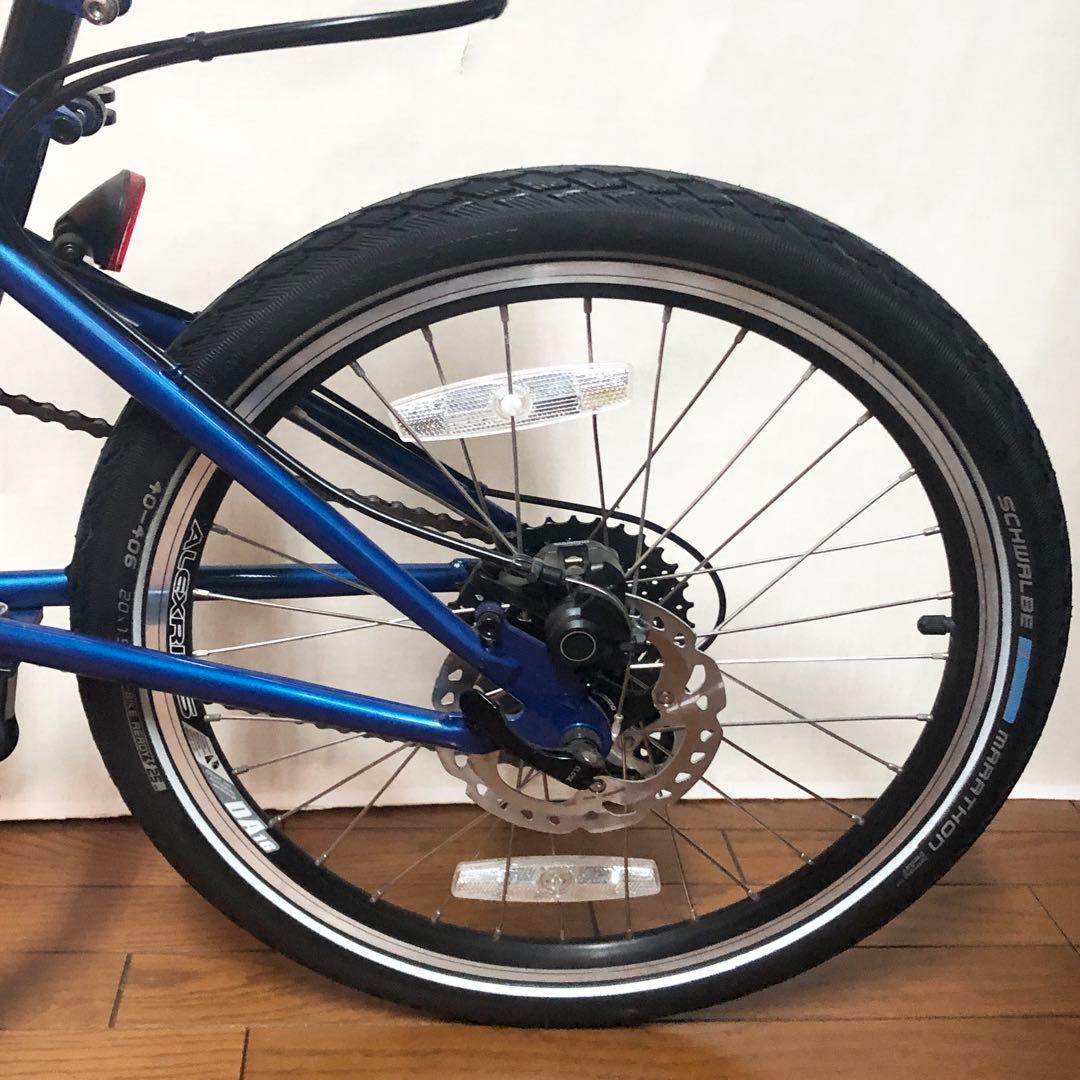 ワンポイントファイブ　outre ブルー　1.5輪車