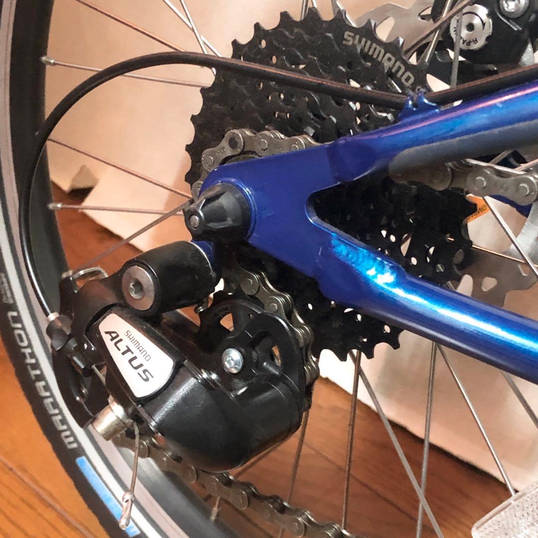 ワンポイントファイブ　outre ブルー　1.5輪車