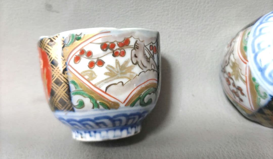 古伊万里 覗き猪口 5個 - メルカリ