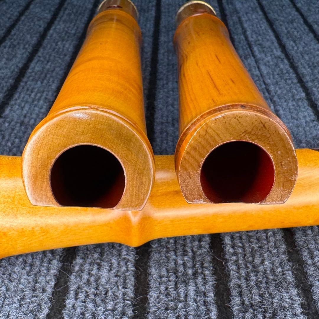 尺八 銘木 琴風尺八　２管セット