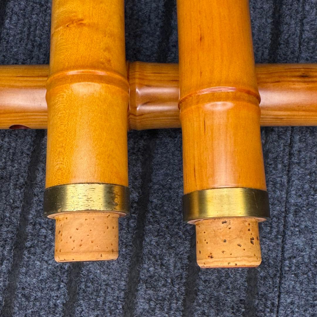 尺八 銘木 琴風尺八　２管セット