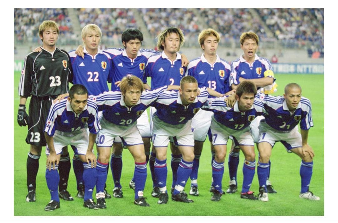 美品】2001年 日本代表 松田直樹 選手仕様ユニフォーム サイズO 長袖