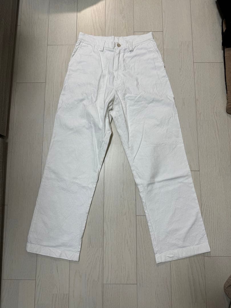 tattoo studio Yamada ワークパンツ白32