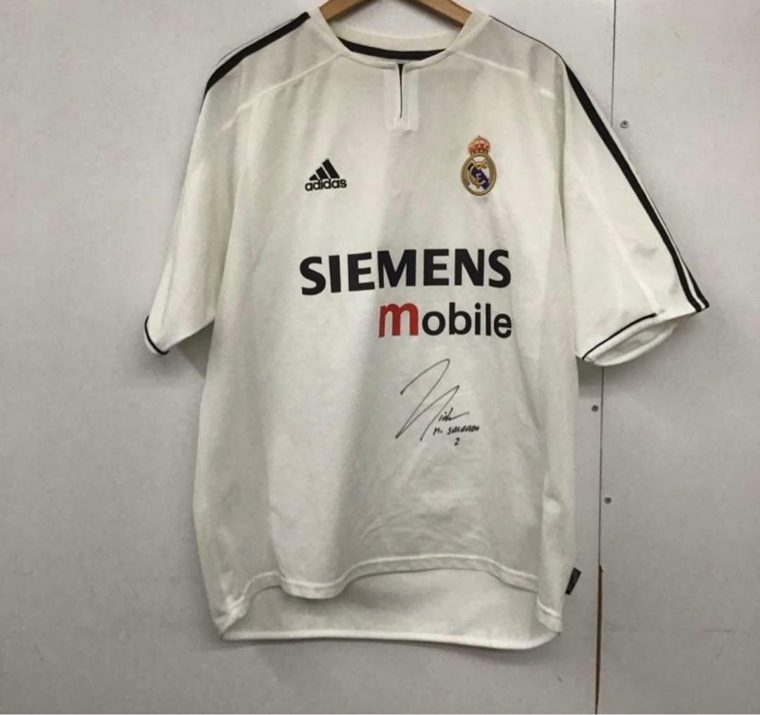 adidas 2003年 レアルマドリード ミチェル・サルガド　サイン入り