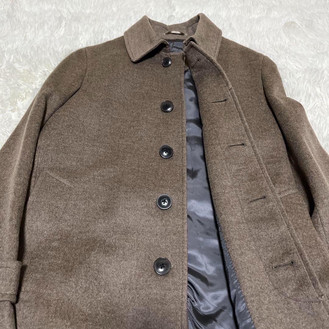 【美品】TOMORROWLAND PILGRIM ステンカラーコート カシミヤ混