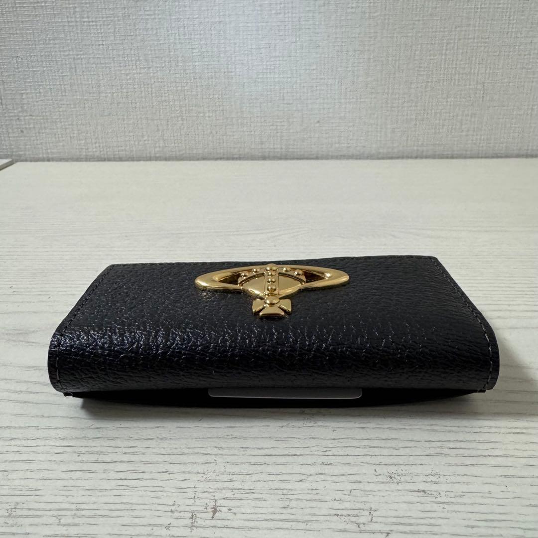【新品同様】ヴィヴィアンウエストウッド レザー 4連 キーケース オーブ