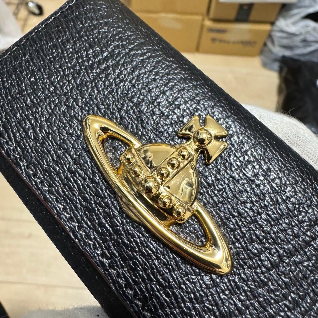 【新品同様】ヴィヴィアンウエストウッド レザー 4連 キーケース オーブ