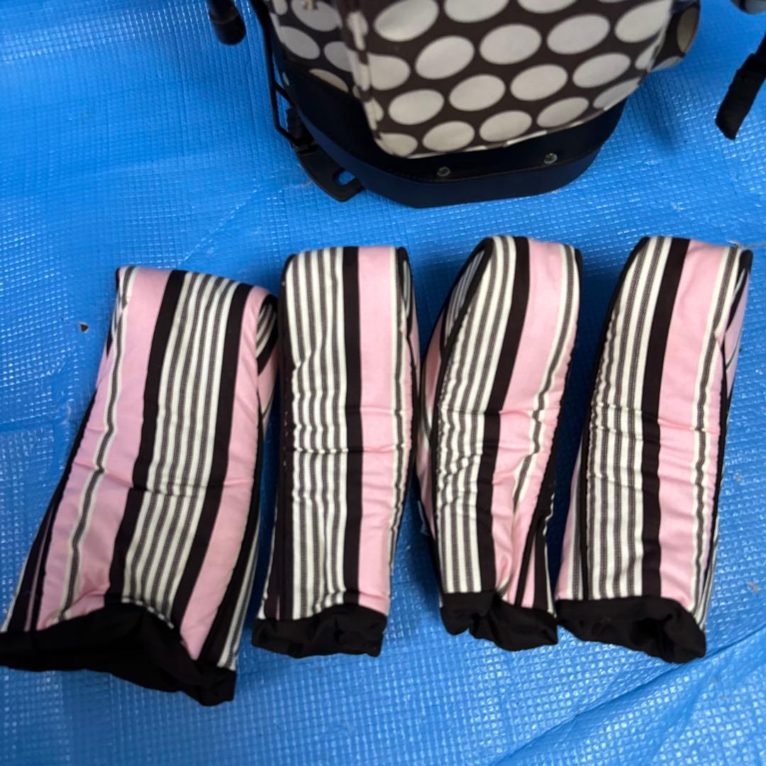 Keri水玉模様 ゴルフキャディバッグ美品週末値下げ中