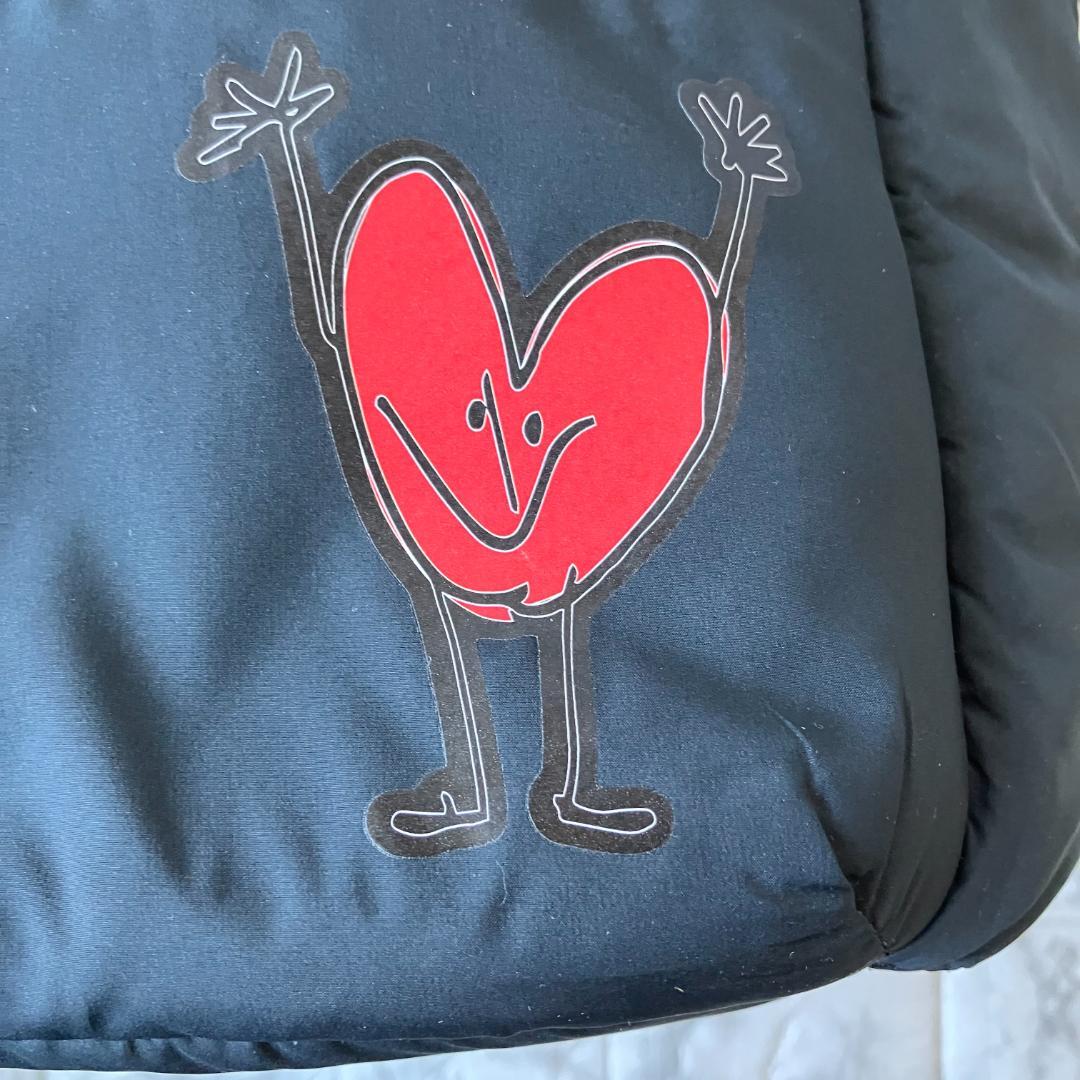 美品◎ハンター オガワナツミ パファー リュック ミニ ハート ポーチ付き