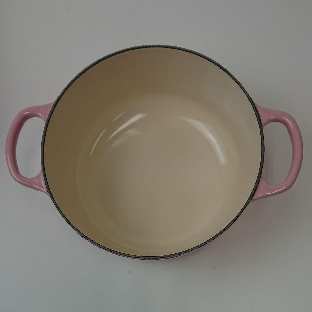 ル・クルーゼ シグニチャー ココットロンド20cm シフォンピンク廃盤品
