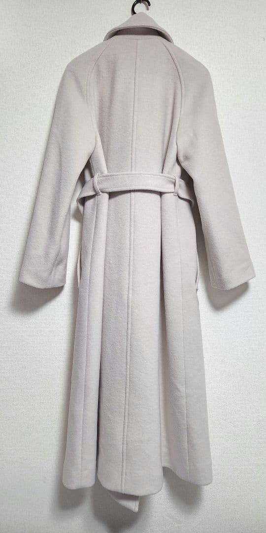 スプリットラグランロングコート