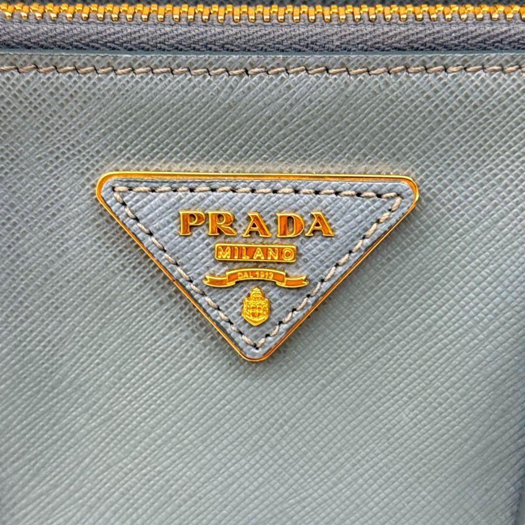 PRADA ガレリア　サフィアーノ　バッグ　レザー　ハンドバッグ