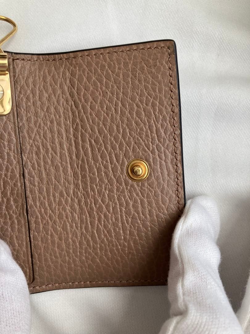 ✨匿名発送✨GUCCI グッチ ピンク/ベージュキーケース