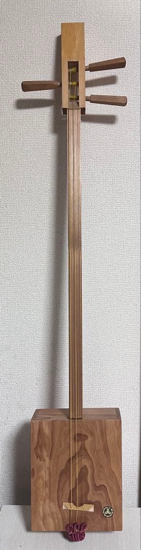 【宮崎県伝統的工芸品指定】ごったん 黒木之作 箱三味線 3弦 杉製