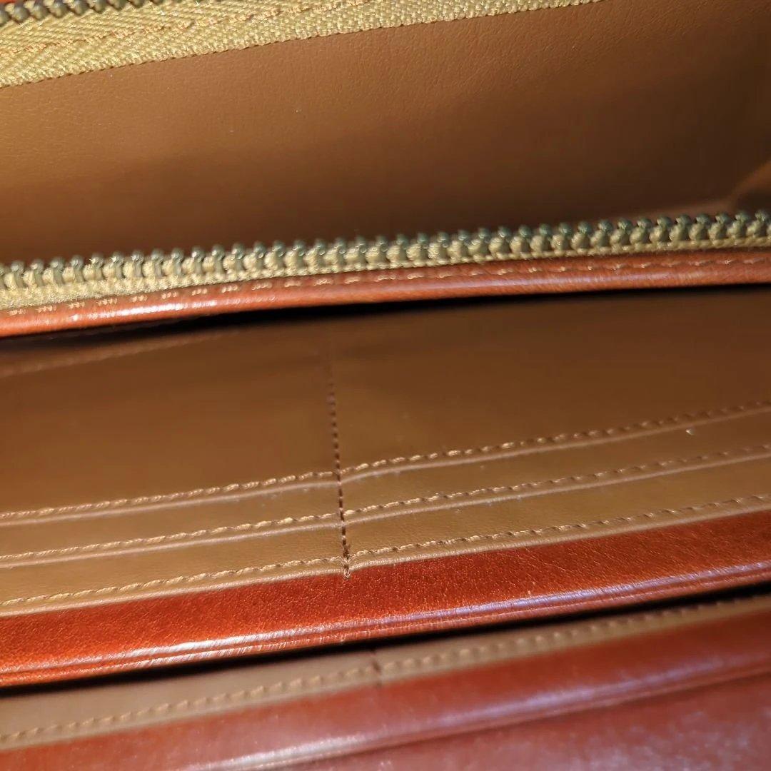 ダコタ　Dakota 財布 リードクラシック　かぶせ長財布　本革　茶色