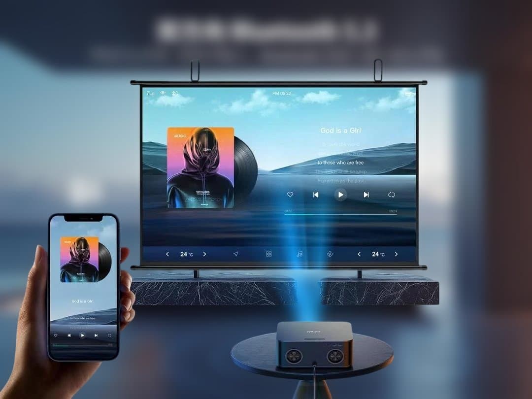 ＜ほぼ新品＞TOPTRO X9 プロジェクター