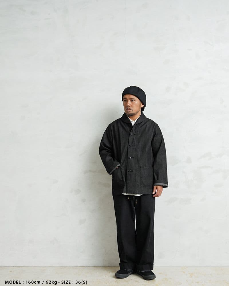 WAIPER U.S.NAVY M43 デニム ショールカラー ジャケット