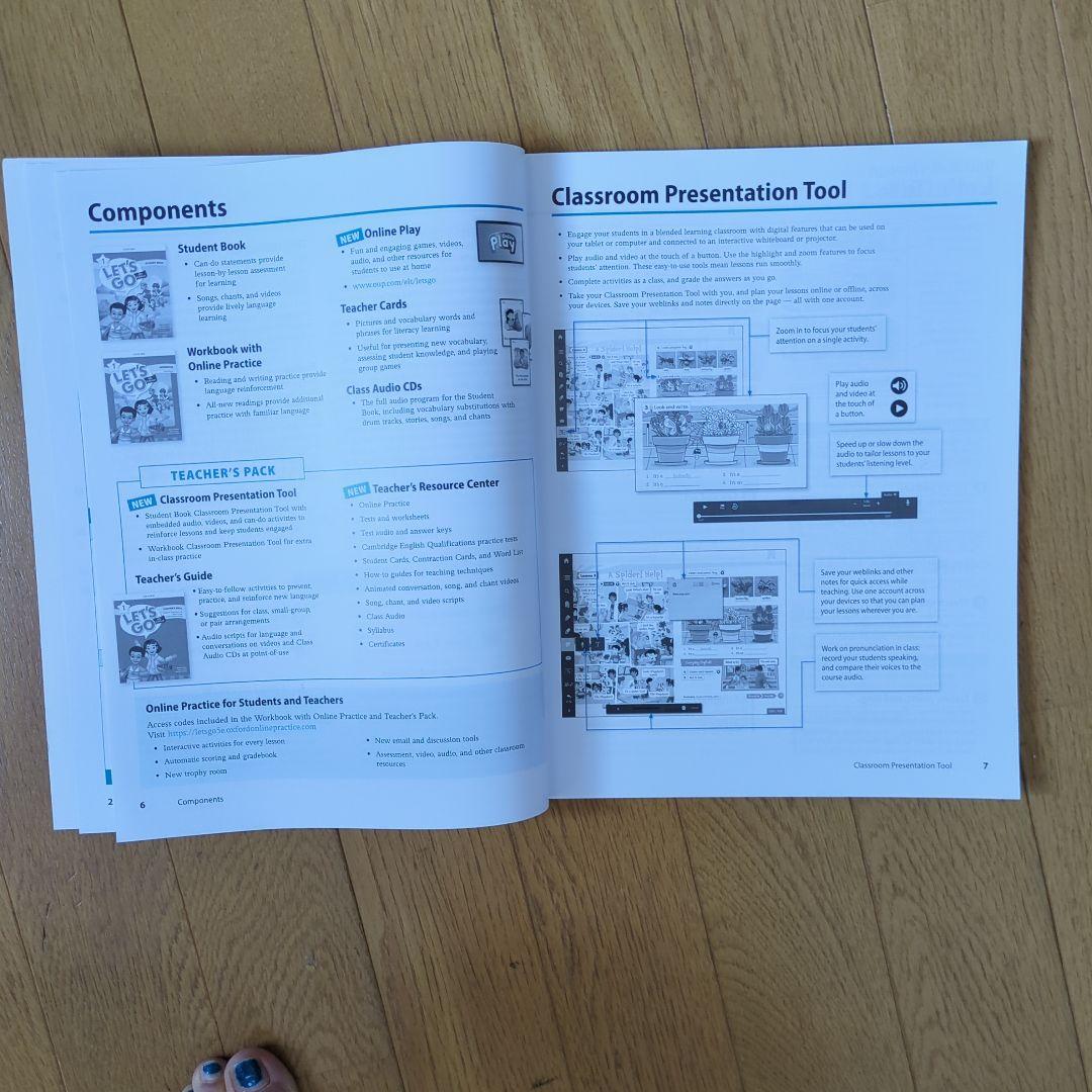 ♦✨新品未使用Let's Go 英語スタディ、ワークブック各全6巻12冊＋1冊