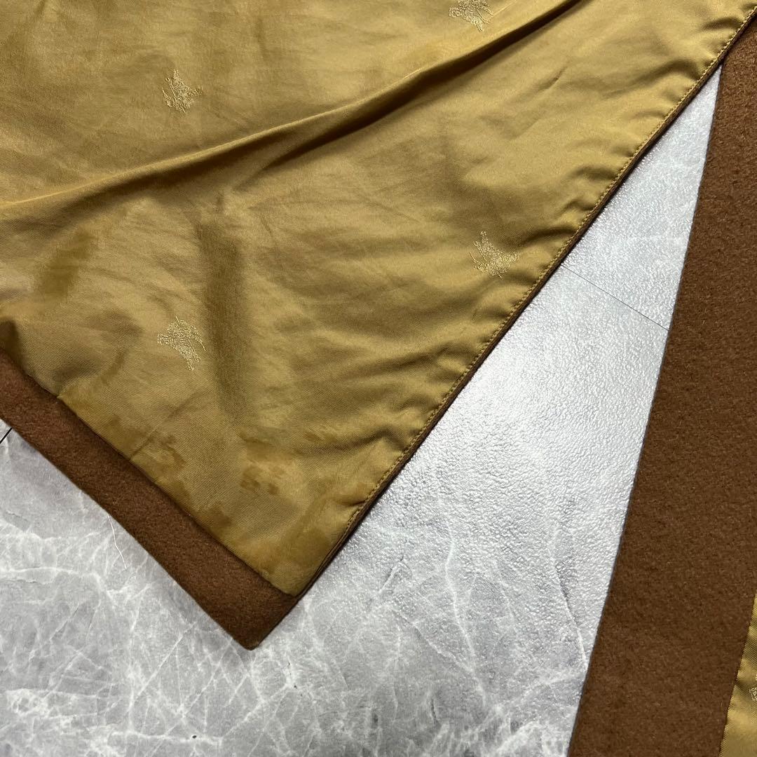 美品　カシミヤ　バーバリー　ステンカラーコート　キャメル　M相当