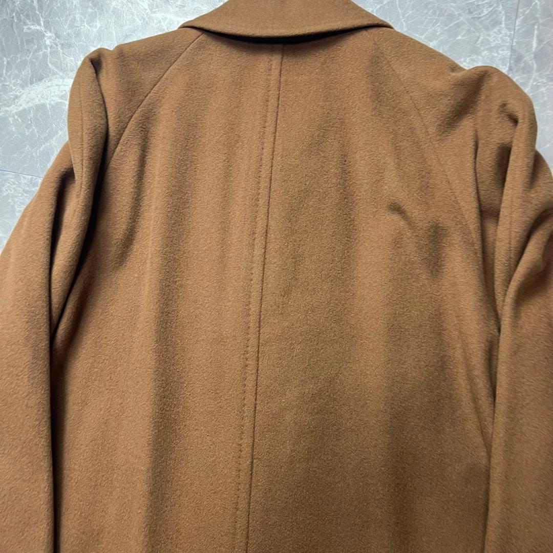 美品　カシミヤ　バーバリー　ステンカラーコート　キャメル　M相当