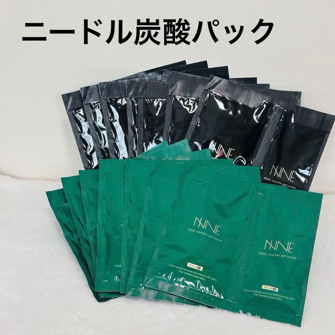 【24個セット】NNE ニードル炭酸パック クレイ12個＆シカ12個 針パック