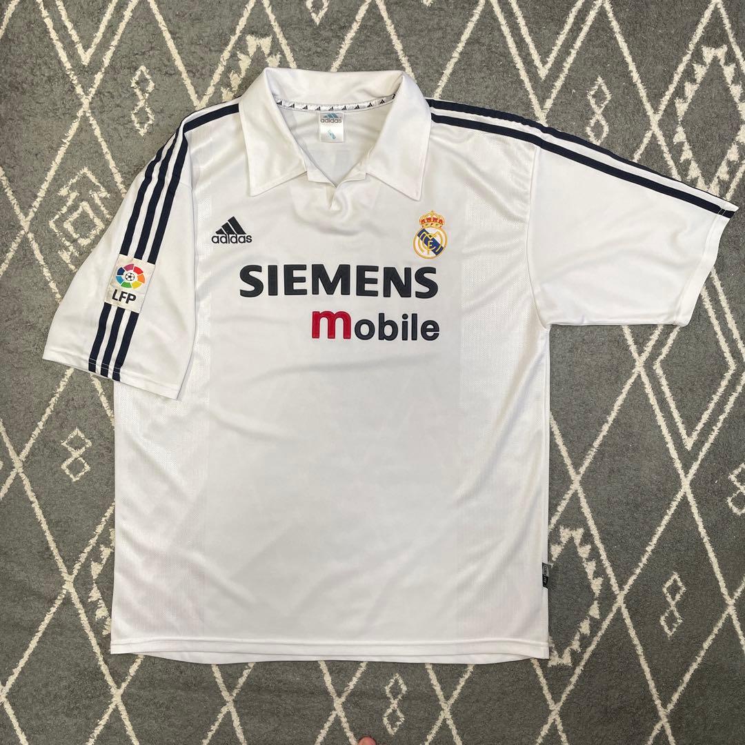 adidas レアル・マドリード ゲームシャツ SIEMENS mobile