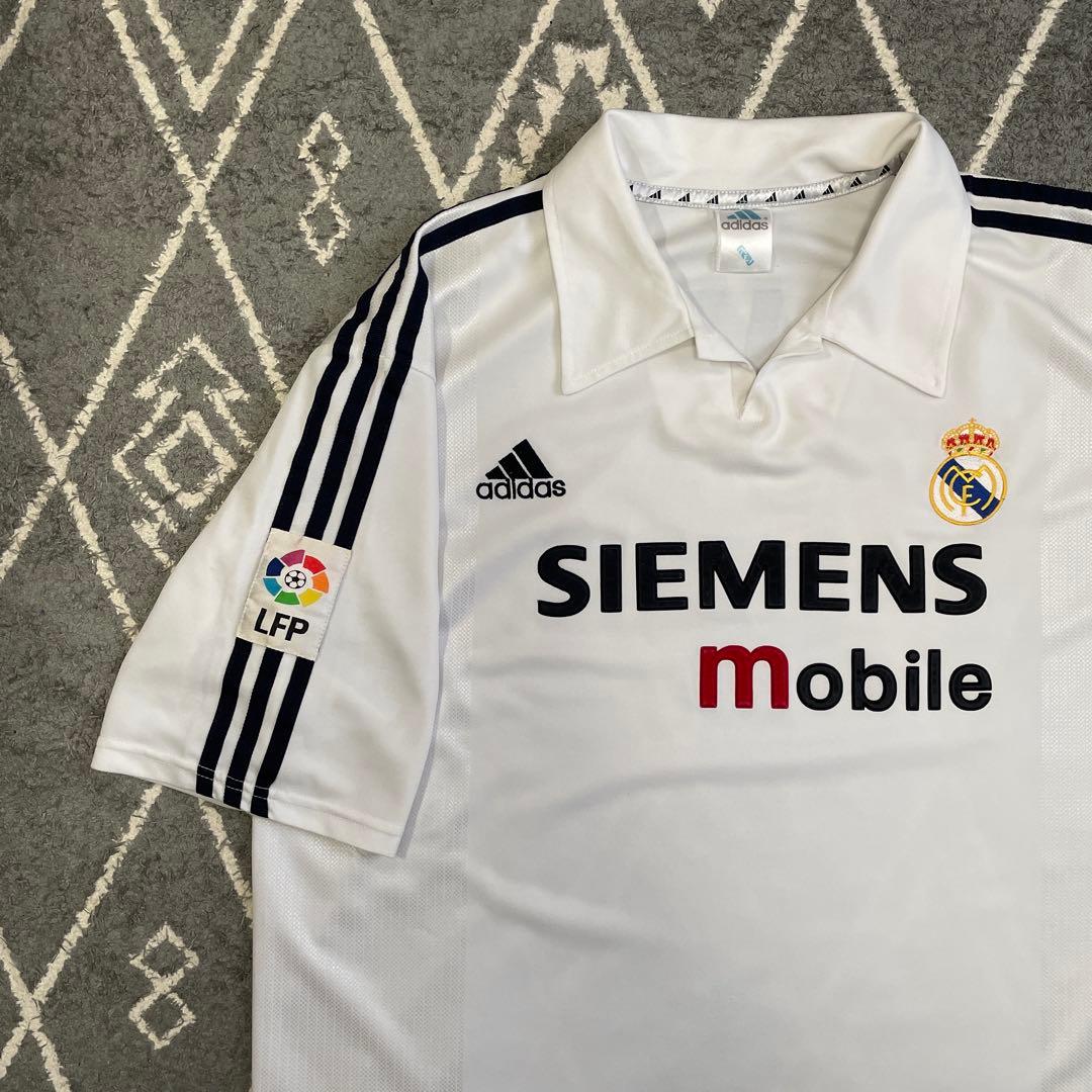 adidas レアル・マドリード ゲームシャツ SIEMENS mobile