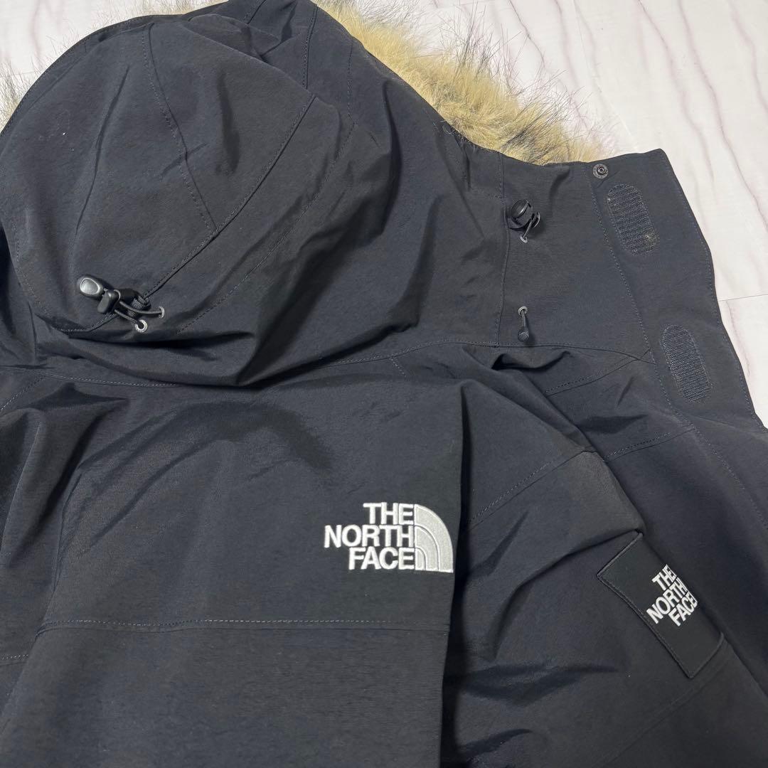 XLサイズ✨ノースフェイス アンタークティカ ダウンジャケット ブラック ファー