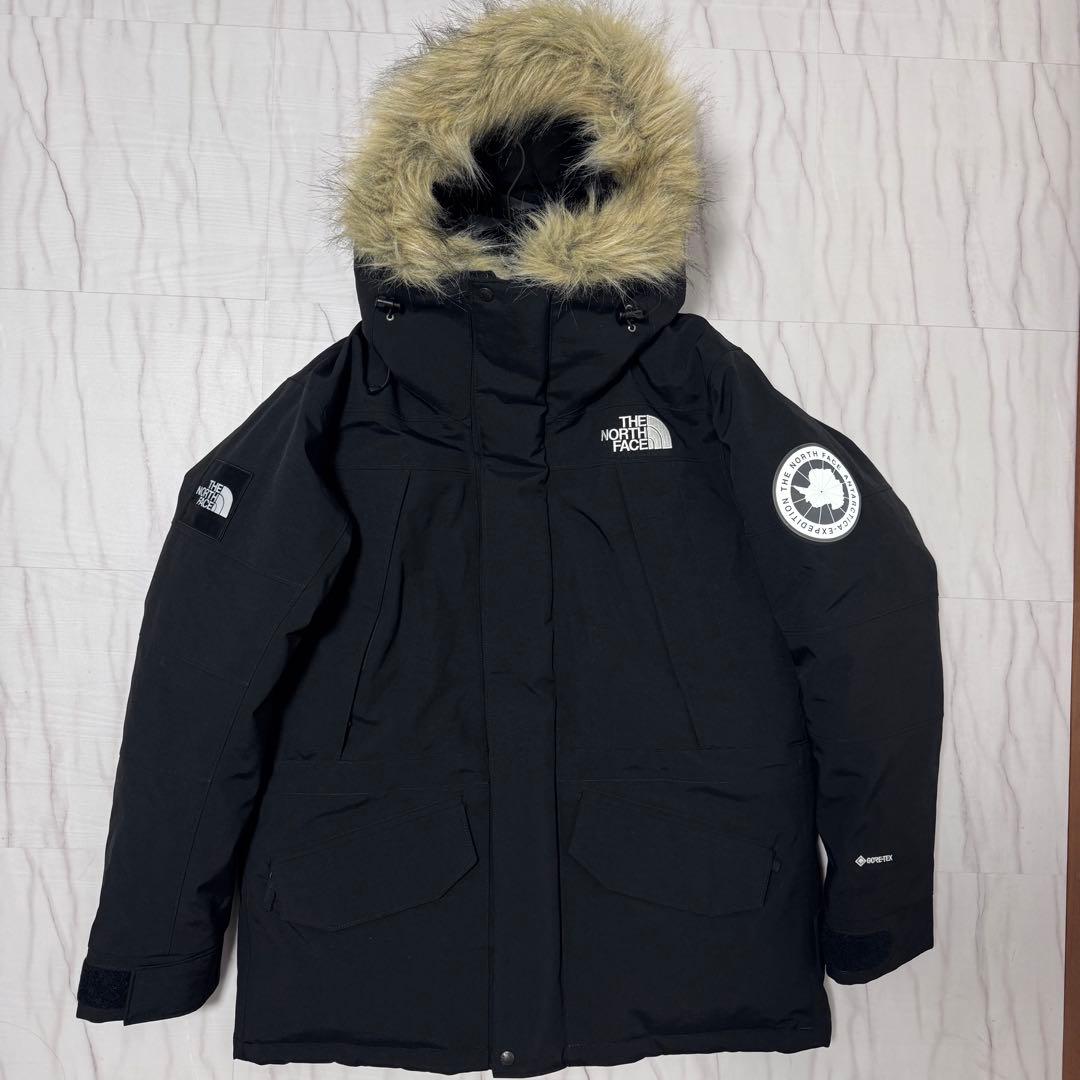 XLサイズ✨ノースフェイス アンタークティカ ダウンジャケット ブラック ファー
