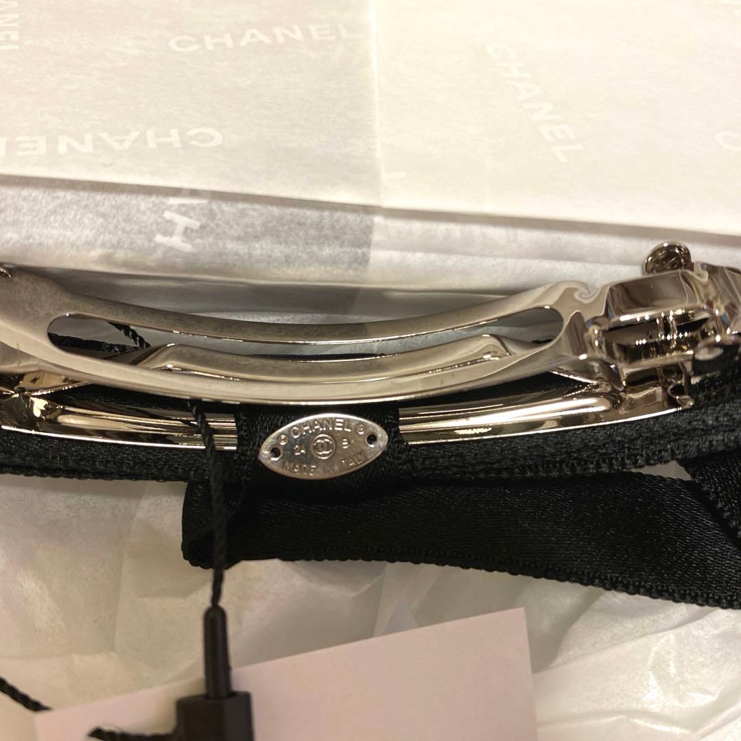 シャネル　2024/25年秋冬 プレコレクション ボウ バレッタ　リボン　未使用