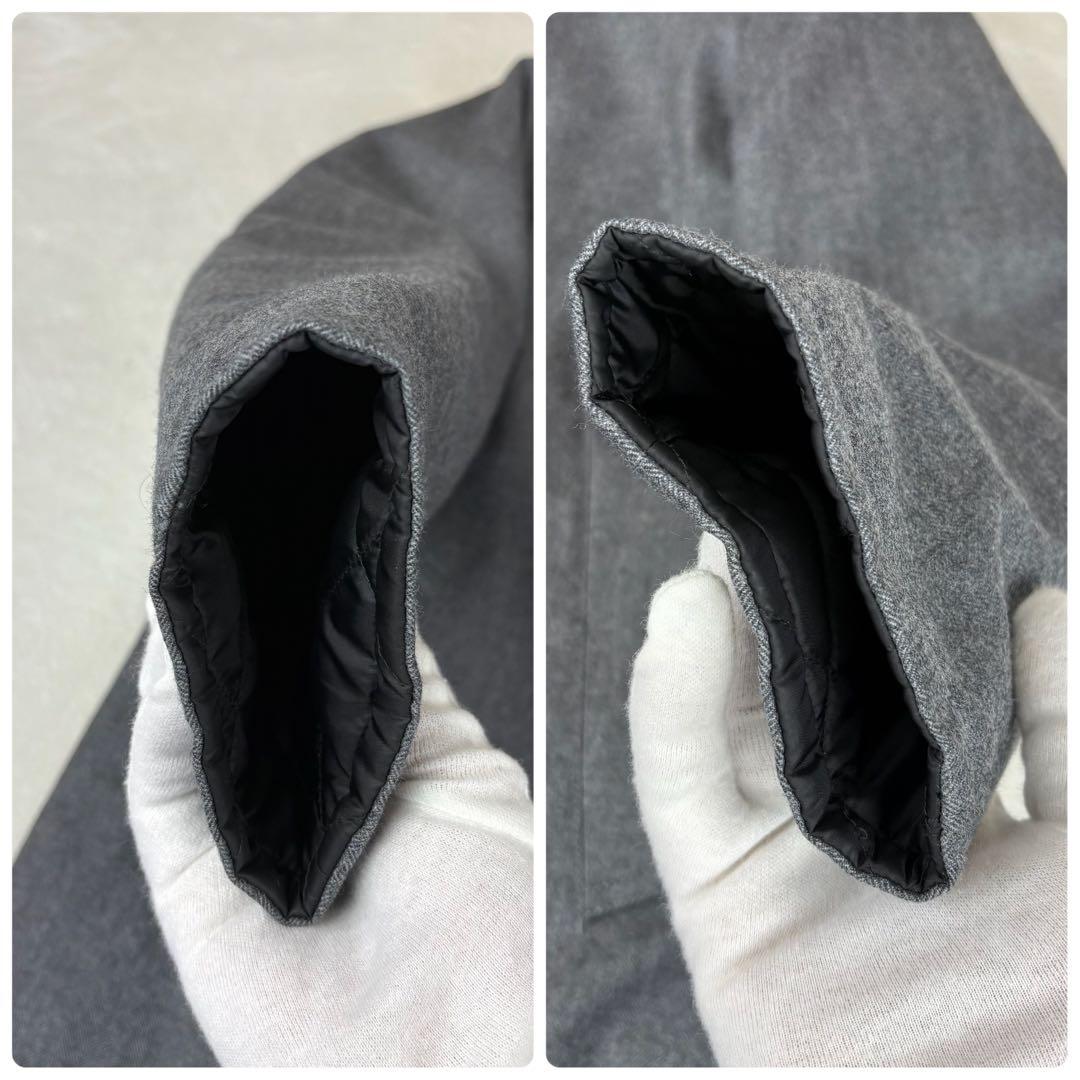 美品　MACKINTOSH ステンカラーコートリバーシブル　ヘリンボーン