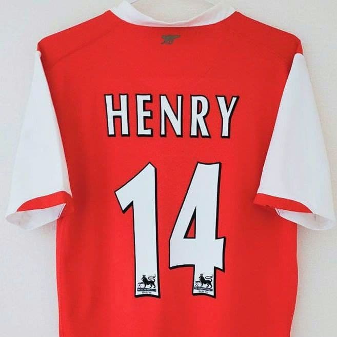 【現地購入】アーセナル アンリ 06/07 ユニフォーム Mサイズ