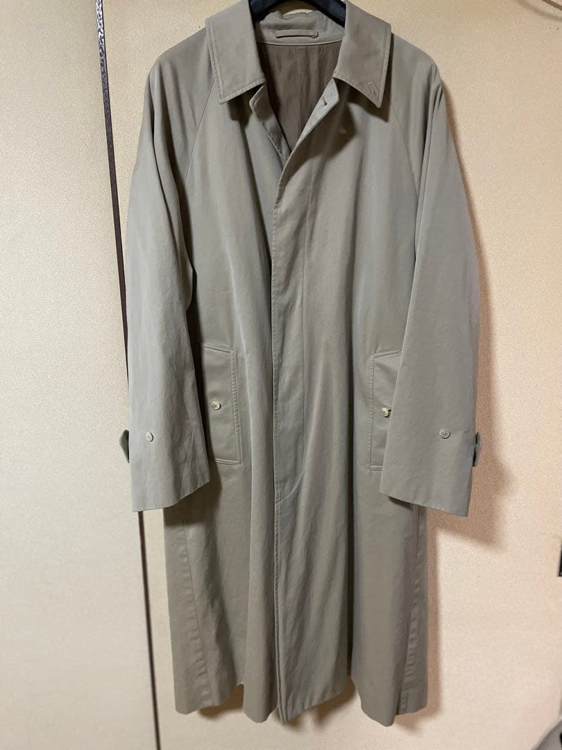 COMOLI コットンギャババルカラーコート (A03-04002) コモリ