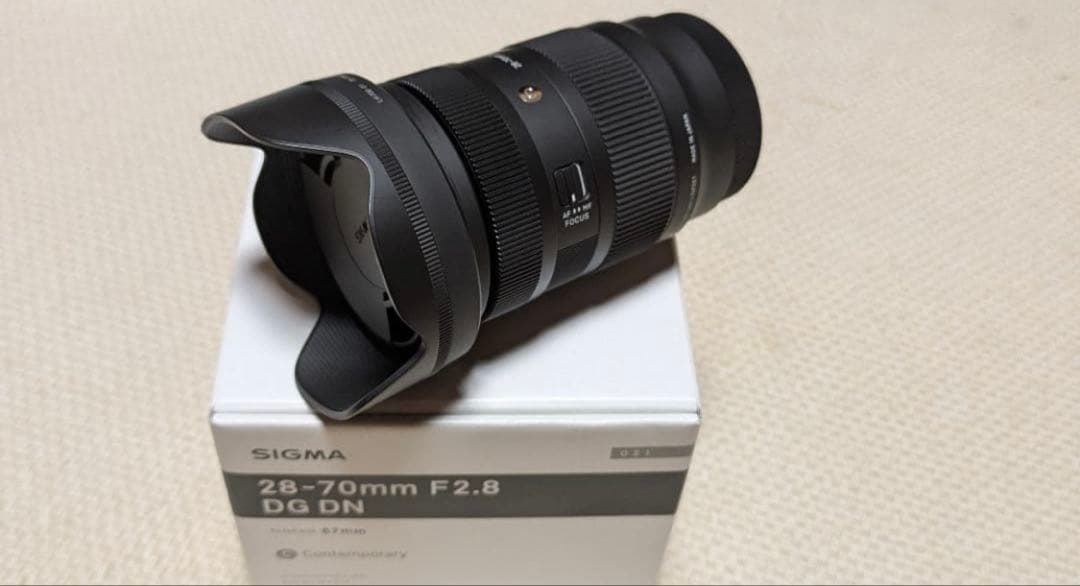 シグマ 28-70mm F2.8 DG DN Ｅマウント　おまけ保護フィルター