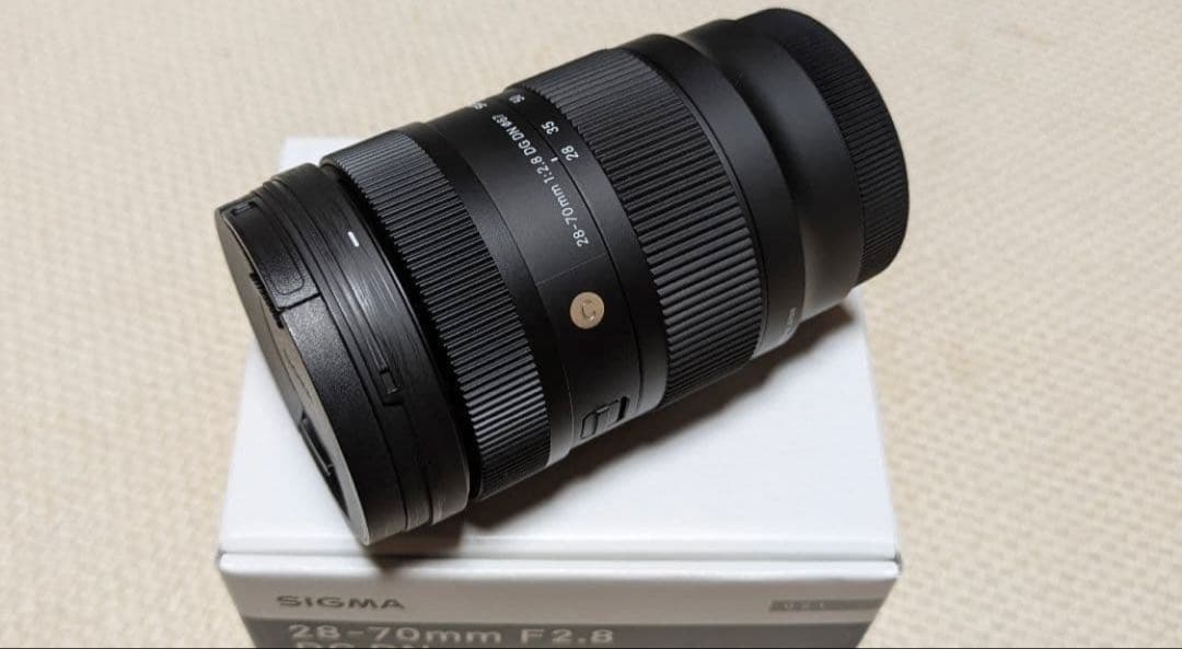 シグマ 28-70mm F2.8 DG DN Ｅマウント　おまけ保護フィルター
