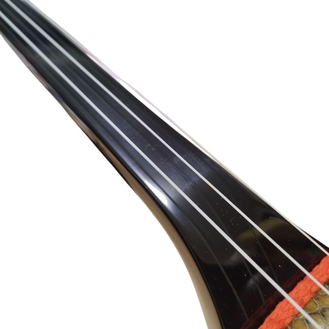 【付属品多数】沖縄三線 本蛇皮製 ケース付き