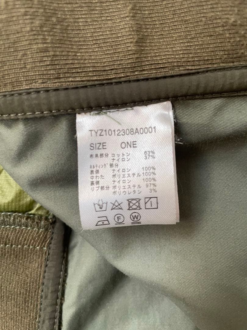 【etsinta/エシンタ】切替マキシミリタリーコート　カーキグリーン