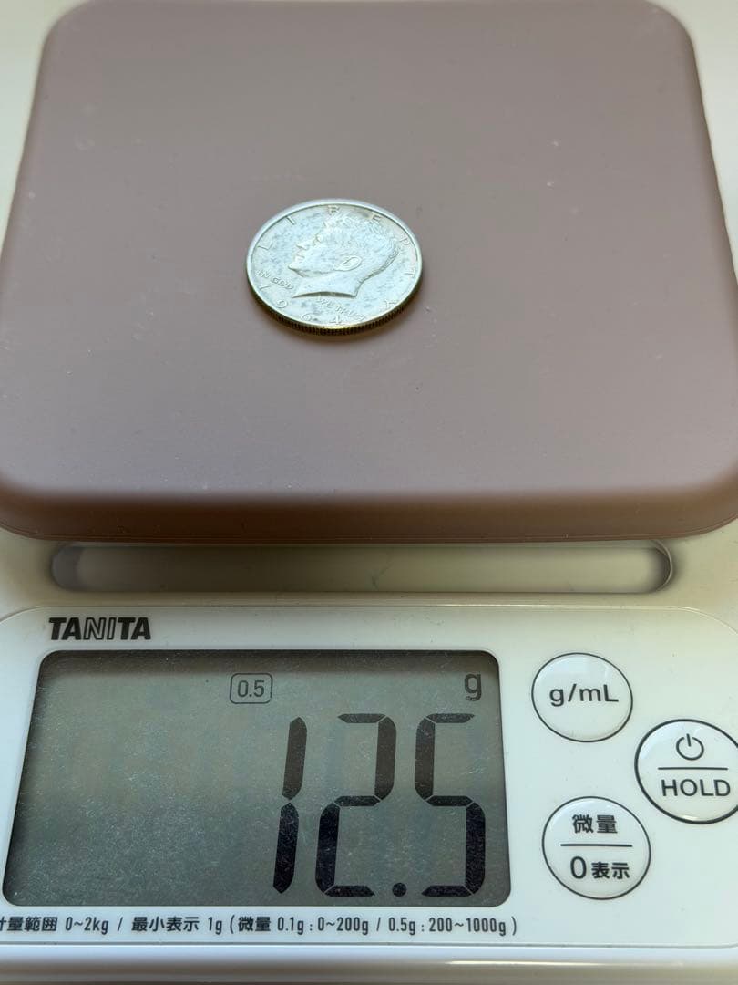 【1964年】ケネディハーフダラー銀貨3枚