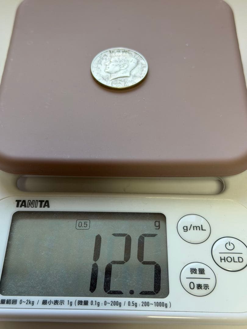 【1964年】ケネディハーフダラー銀貨3枚