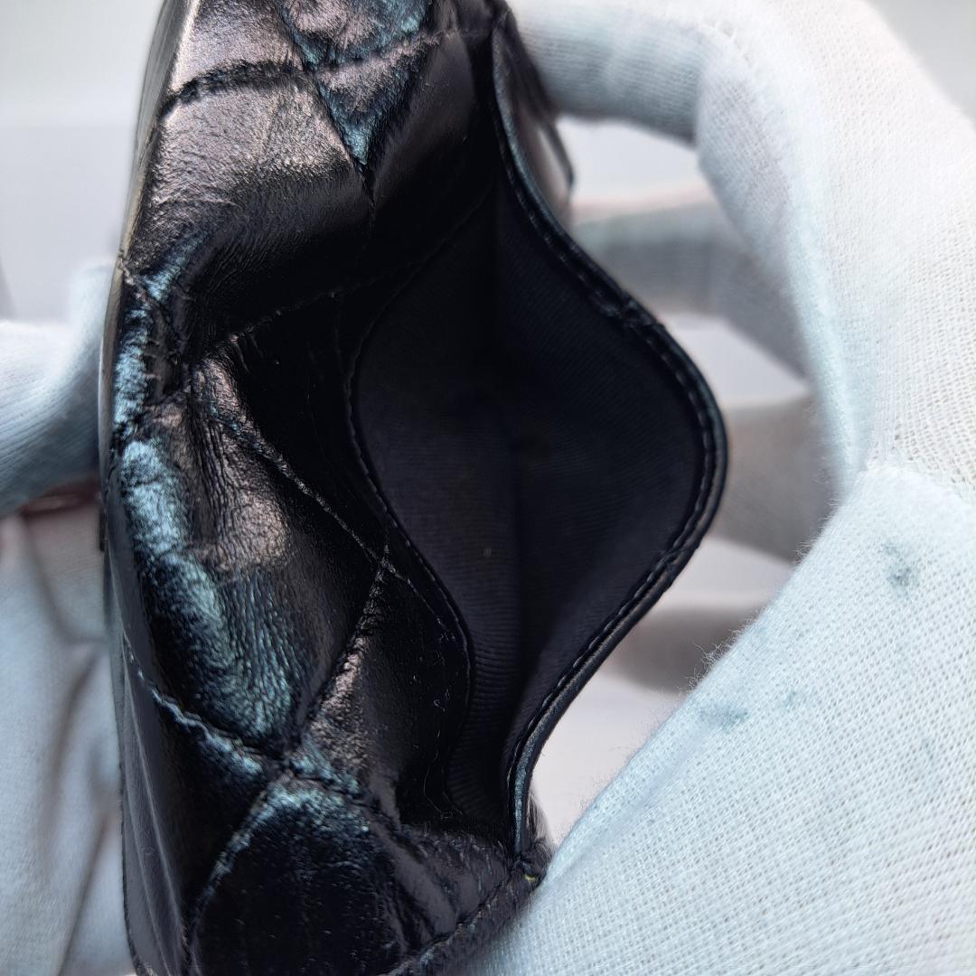 CHANEL　マトラッセ　キーケース　ブラック