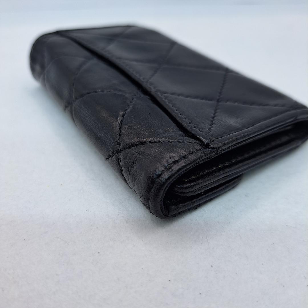 CHANEL　マトラッセ　キーケース　ブラック