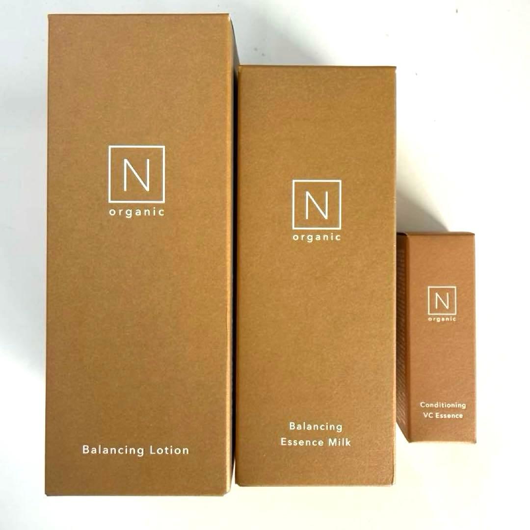 Nオーガニックbasic バランシングローション&エッセンスミルク&VCミニ