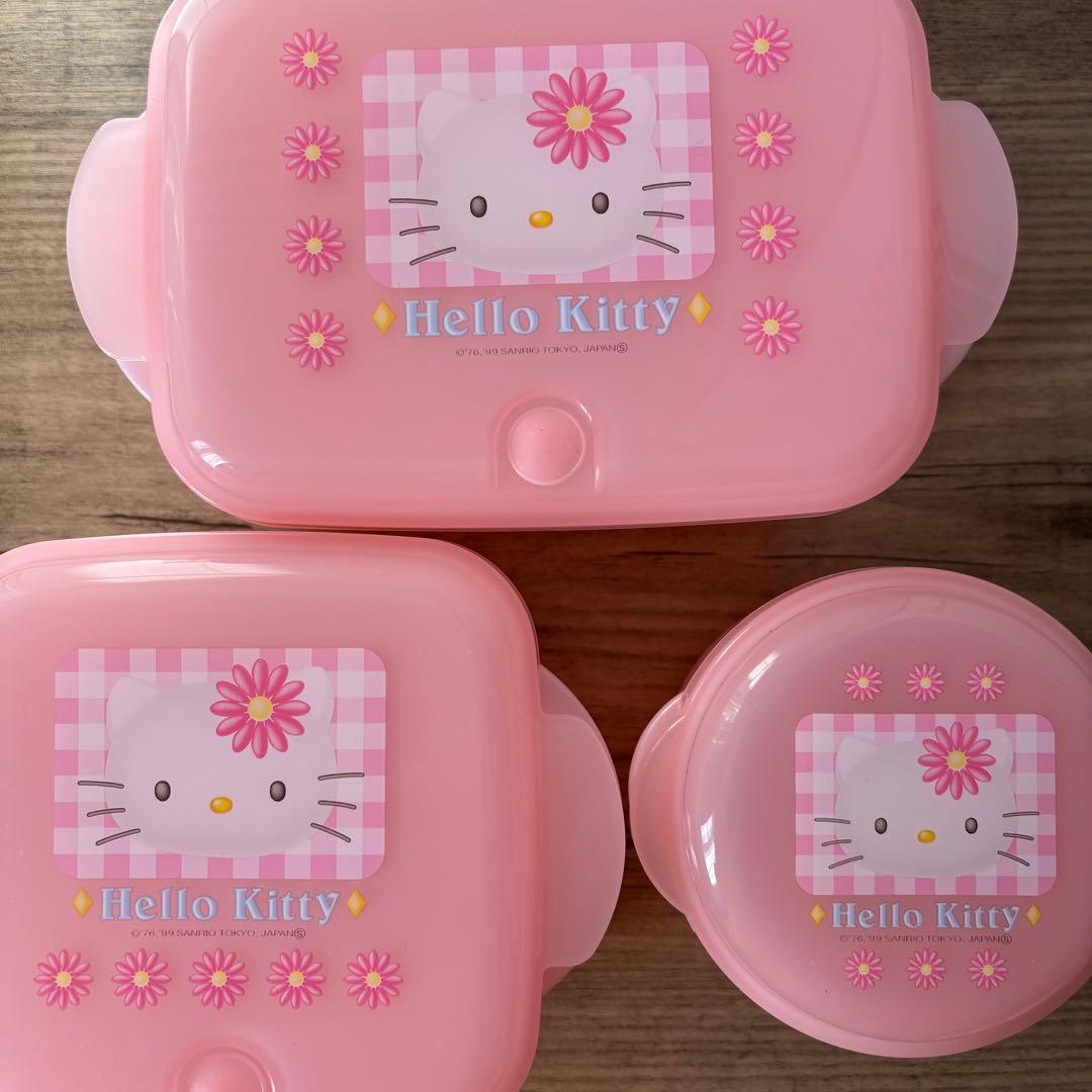 ハローキティ 調理器具　フライパン　秤　保存容器　ランチボックス　レトロ