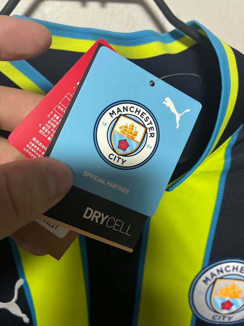 マンチェスターシティ 24-25 アウェイ ユニフォーム 長袖 新品 XXL